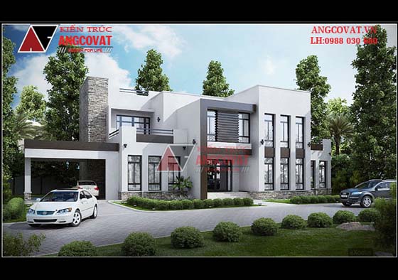 Mẫu thiết kế nhà ở kết hợp kinh doanh 20x10m đẹp mê ly ở Hài Phòng BT31255